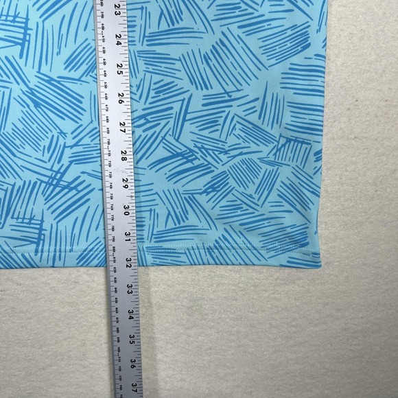 Under Armour Polo Shirt Mens 2XL Blue Playoff Golf Performance Stretch Print AOP - Picture 4 of 7